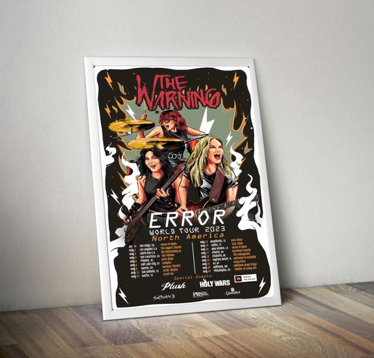 The Warning Error Tour 2023 - Error World Tour 2023 North Poster