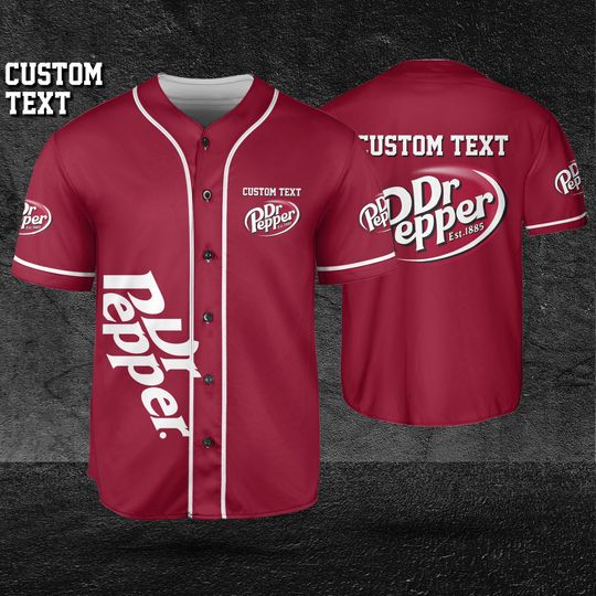 Personalized Dr.Pepper Jersey Shirt, Beer Lovers Jersey