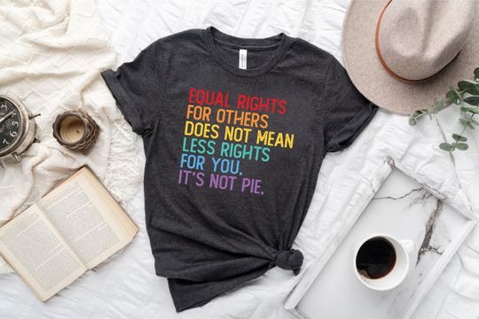 Equal Rights For Others Does Not Mean Less Rights For You It's Not Pie Shirt,Human Rights Shirt