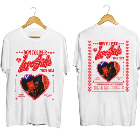 Don Toliver Love Sick Tour 2023 Shirt, Don Toliver Fan Shirt