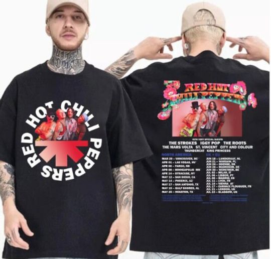 Red Hot Chili Peppers 2023 Tour Shirt, Red Hot Chili Peppers shirt