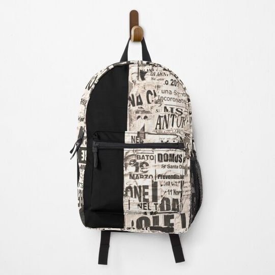 Newspaper design Backpack