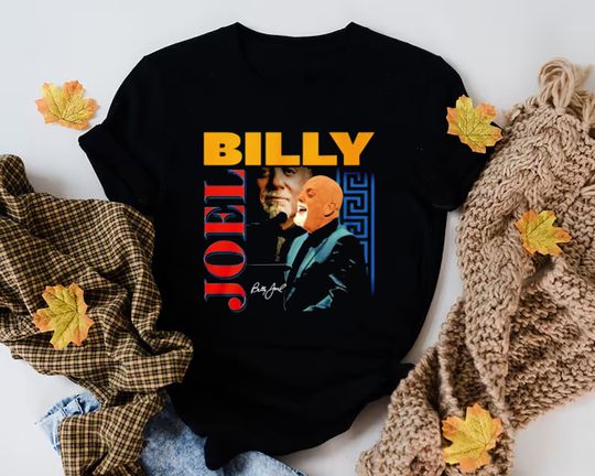 Billy Joel On Stage Signature Shirt, Billy Joel 2023 Tour Merch Shirt