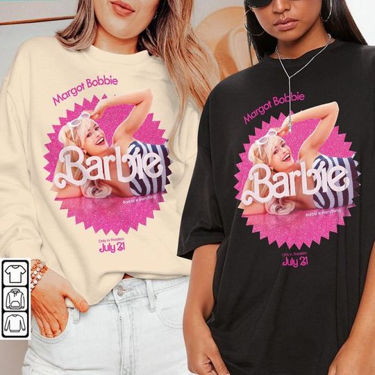 Margot Robbie Movie T-Shirt, Barbie 2023 Shirt