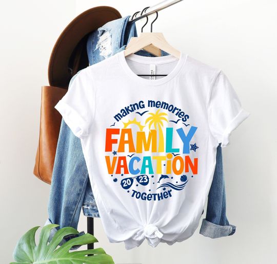 Family Vacation 2023 T-shirt, Making Memories together family tshirt, Family matching shirt, Family Beach trip shirt