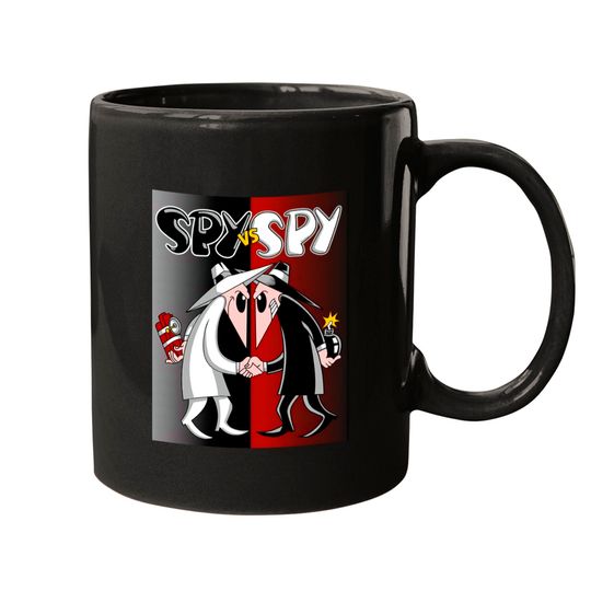 Spy vs Spy in Action Mugs