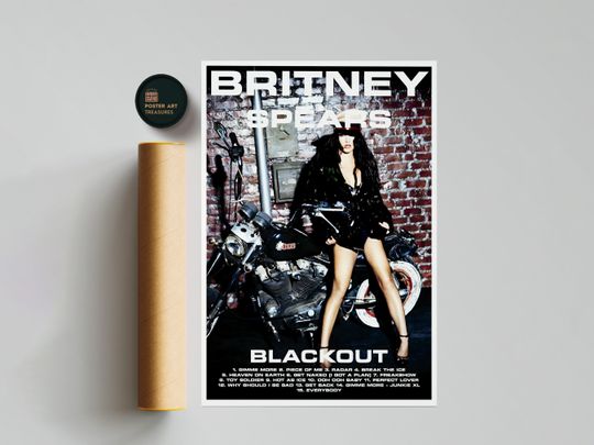 Britney Spears - Blackout Album Poster