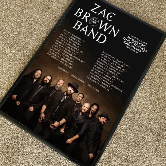 Zac Brown Band World Tour 2023 Poster