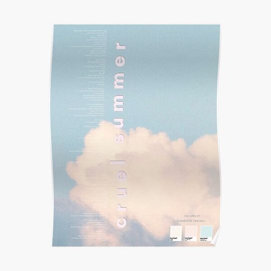 Cruel Summer - Taylor Premium Matte Vertical Poster