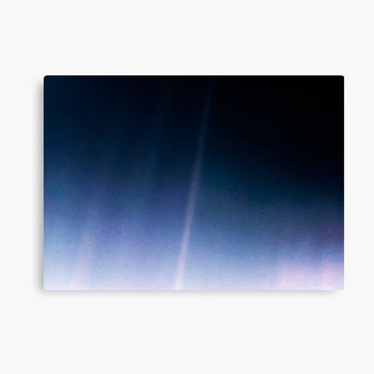 Pale Blue Dot — NASA Voyager 1 [HQ-quality] Canvas