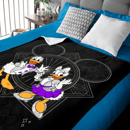Disney 100 Years of Wonder Baby Blankets, Donald And Daisy Duck Baby Blankets