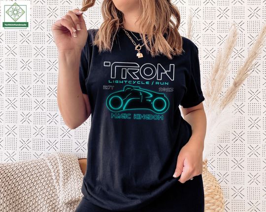 Disney Tron Lightcycle Run Ride Shirt, Tron Lightcylce Run Magic Kingdom T-Shirt