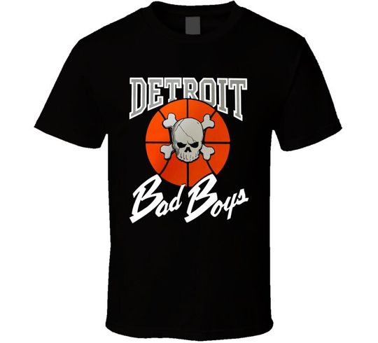 Detroit Bad Boys Retro Basketball T Shirt