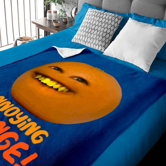 Annoying Orange Crazyface Baby Blankets
