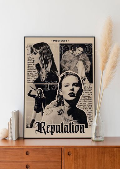 Taylor Reputation Album Poster - Vintage Poster