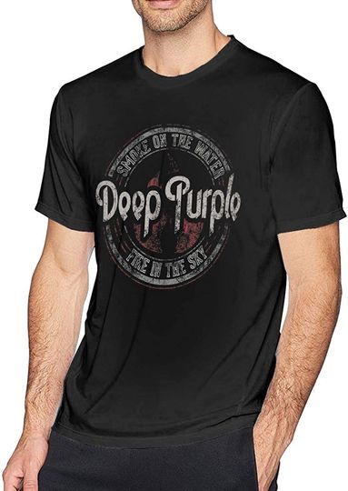 Men's Deep Purple Rock Band Trend T-Shirt