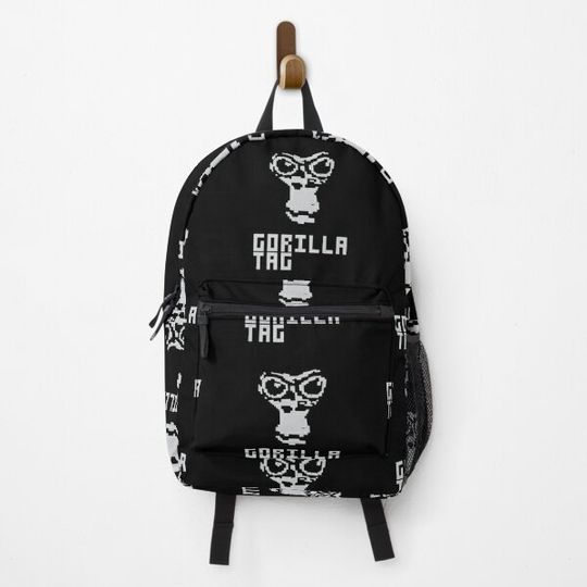 gorilla tag black back Backpack
