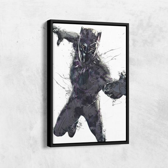 Black Panther Poster Marvel Superhero Comics Posters