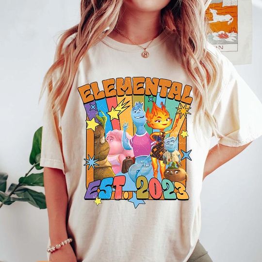 Disney Elemental Est 2023, Disney Elemental Shirt