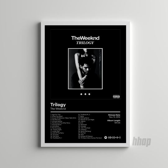 Weeknds - Trilogy Album Cover Poster