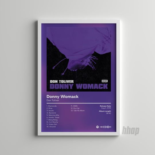Don Toliver - Donny Womack - Album Cover Poster