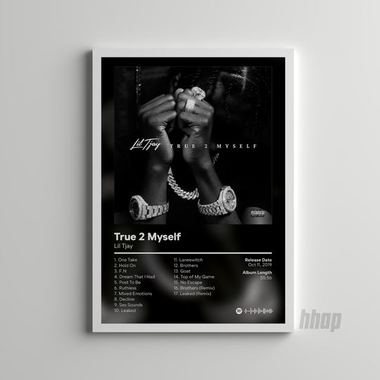 Lil Tjay - True 2 Myself - Album Cover Poster