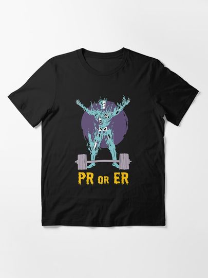 PR Or Er Weightlifting - Bodybuilding Fitness Gym | Essential T-Shirt