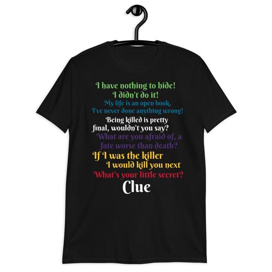 Clue Movie Shirt // Clue the Movie Gift