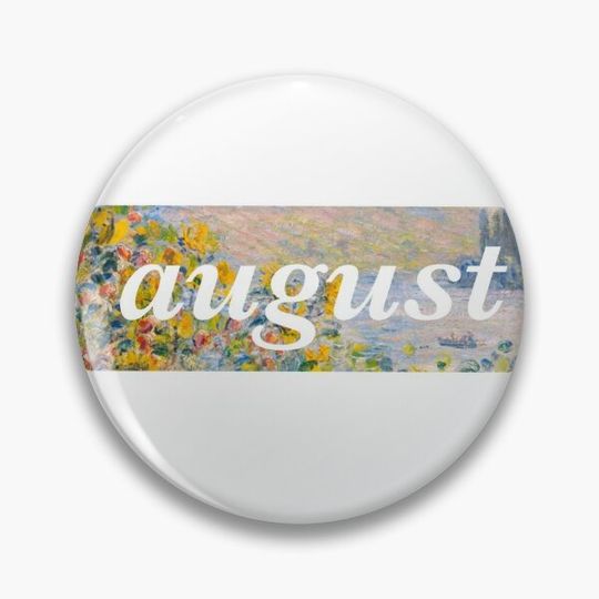 Taylor August Pin Button