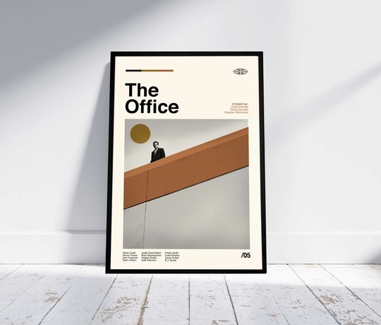 THE OFFICE - TV Show Poster - Retro Modern Art - Vintage Poster - Minimalist Art
