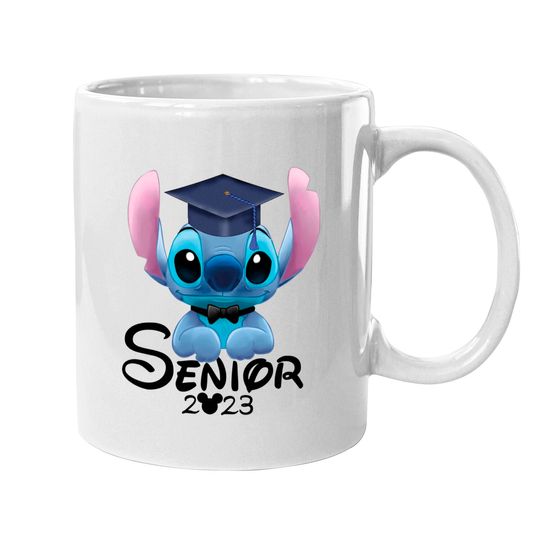 Stitch Graduate 2023 Mugs, Disney Graduation Mugs