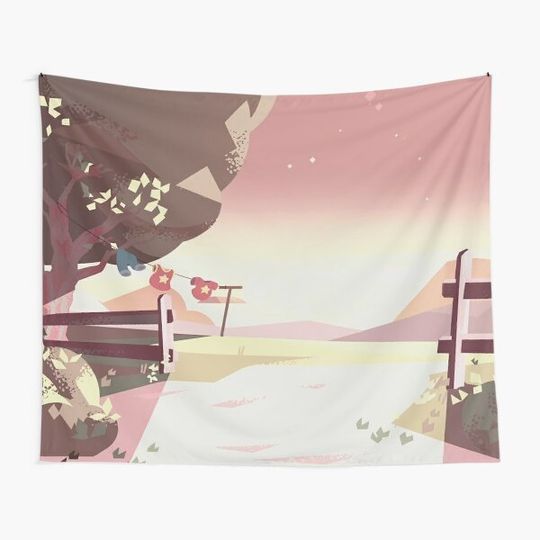 Steven Universe Clothes Line Background Tapestry