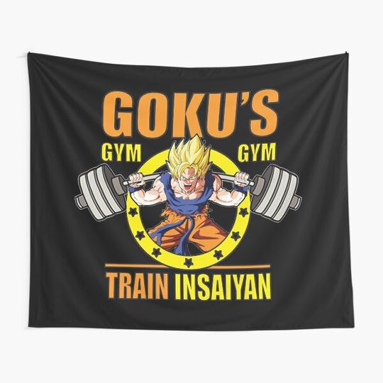 Goku's Gym - Train Insaiyan Tapestry