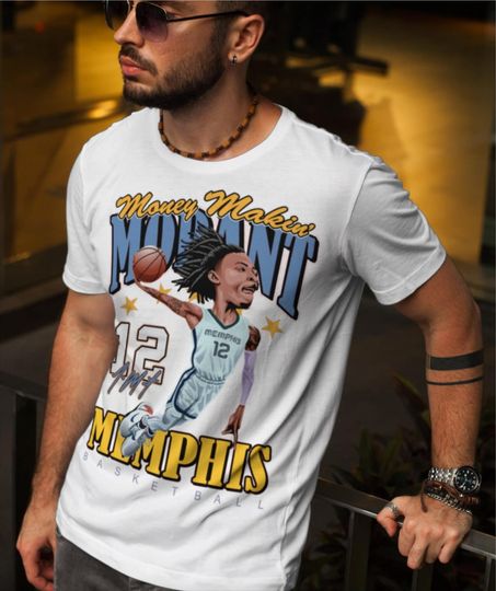 Ja Morant T-Shirt, Memphis Grizzlies Basketball, Ja Morant Grizzlies shirt,   Memphis Basketball