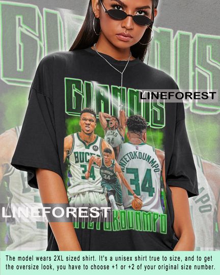 Giannis Antetoko T-Shirt - Milwaukee Basketball Giannis Antetoko Slam Shirt