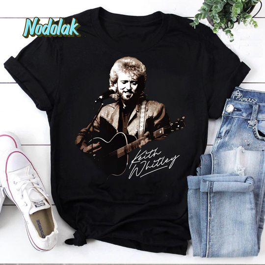 Country Music Keith Whitley Sandy Vintage T-Shirt