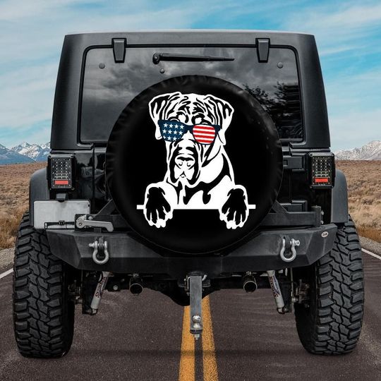Spare Tire Cover, Great Dane Spare Tire Cover, Car accessories for Great Dane owner
