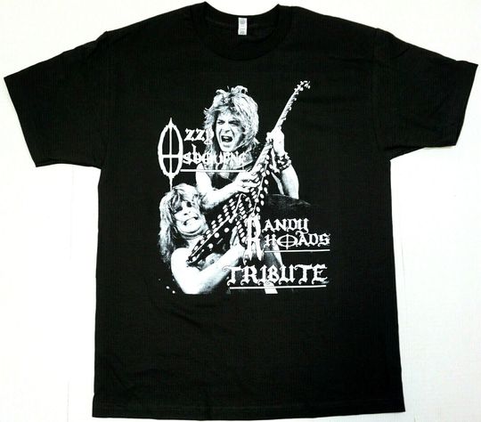 Vintage Ozzy Osbourne Randy Rhoads Tribute T Shirt