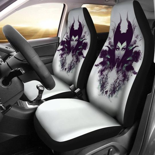 Maleficent Car Seat Covers Set | Maleficent Villains Car Accessories