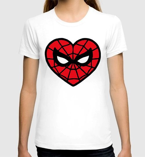 Spider-Man Heart T-Shirt, Men's Women's
