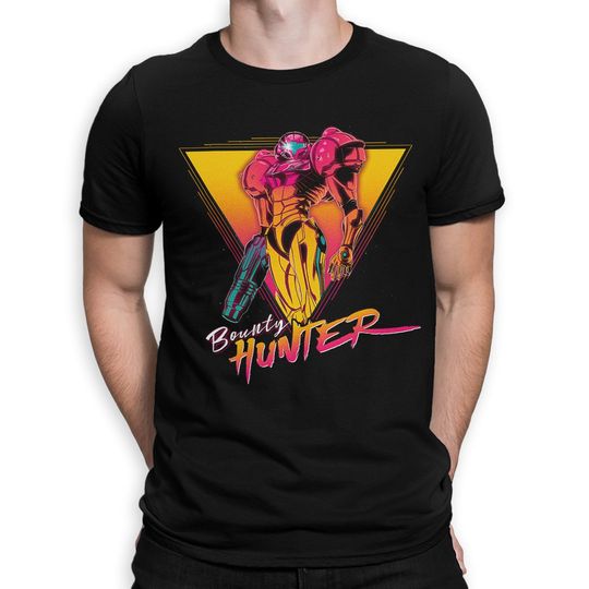 Metroid Bounty Hunter T-Shirt, 100% Cotton Tee, Men's Women's All Sizes (wr-193)