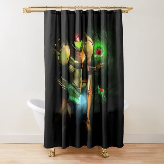 Metroid Hatchling Shower Curtain