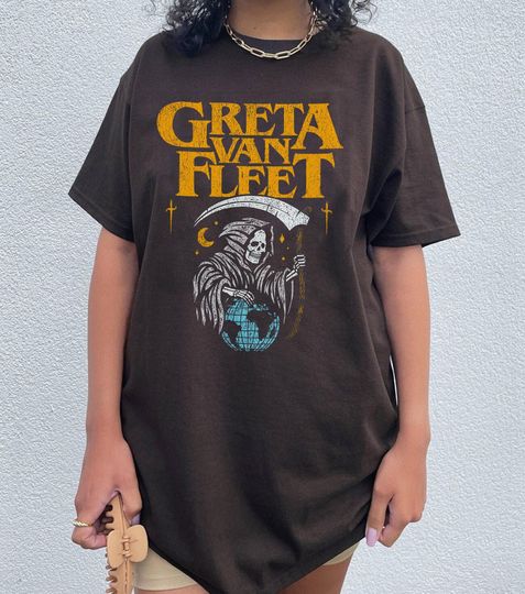Greta Van Fleet shirt, Greta Van retro shirt