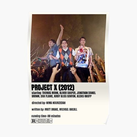 Project X Movie 1 Premium Matte Vertical Poster