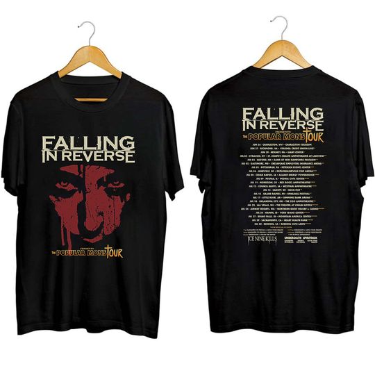 Falling In Reverse The Popular Mons Tour 2023 Shirt, Falling In Reverse Rock Band Fan Shirt