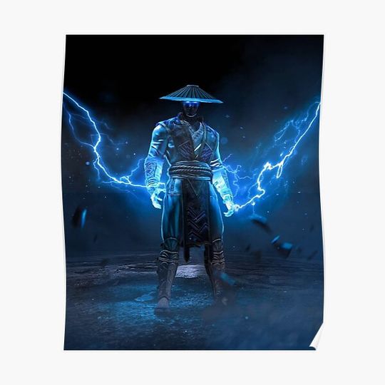 Raiden (Thunder God) Premium Matte Vertical Poster