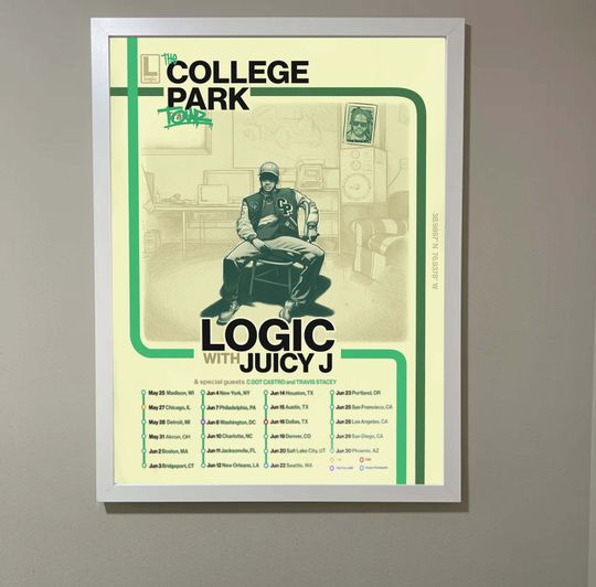 Logic The College Park Tour 2023 Poster