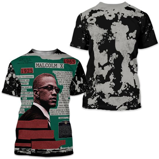 Malcolm X shirt euphoria, Rue's Malcolm X 3D Shirt