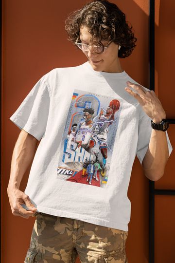 Shai gilgeous-alexander Vintage Shirt V2,  Vintage V3 Graphic Tee Basketball Unisex Gift T-Shirt
