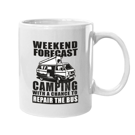 Camping Bus Forecast Westfalia Vanagon T3 PNW Mugs